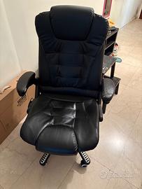 Sedia ufficio in pelle