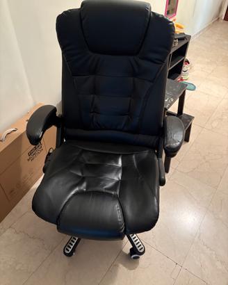 Sedia ufficio in pelle