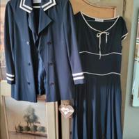 splendido completo giacca abito in purissima seta