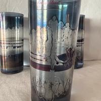 Vera Walther - collezione da whisky dipinto a mano