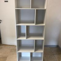 Libreria 10 ripiani bianco