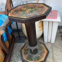 carrello porta liquori in legno fatto a mano