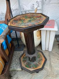 carrello porta liquori in legno fatto a mano