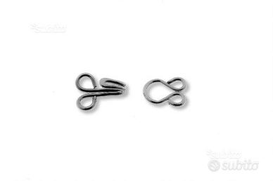 Gancetti-uncinelli per gonne, pantaloni 0,30 copp