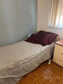 FLASH Letto singolo ikea con materasso emiflex