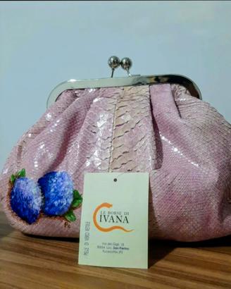 Borsa in vero pitone