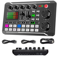 Scheda audio live e interfaccia audio con effetti