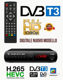 Digitale Terrestre  DVB-T3 Decoder TV SCART HDMI 