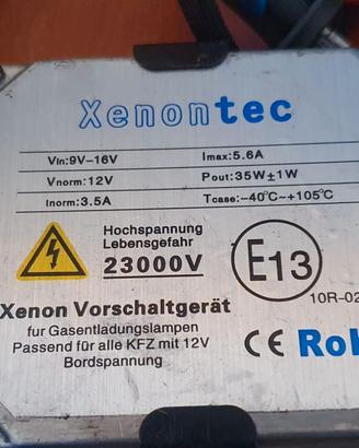 kit luci xeno
