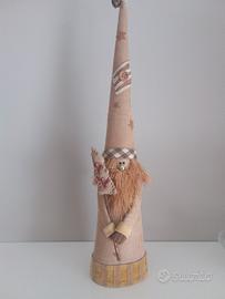 Gnomo portafortuna autunnale sopramobile x Natale