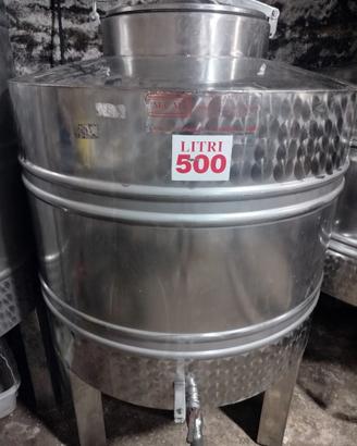 Cisterna per vino in Acciaio inox da 500 litri
