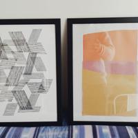 3 Poster IKEA con cornice nera 30x40 - BILD -