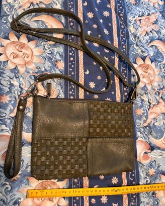 Mandoline Borsetta a tracolla in pelle color verde