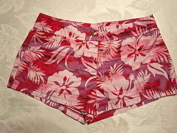 shorts mare calzedonia fucsia floreali tg m