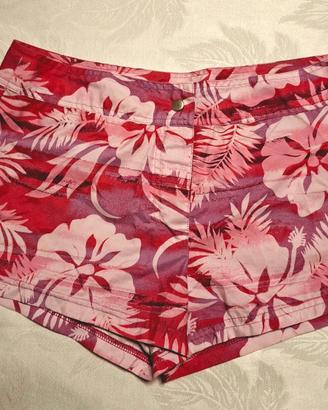 shorts mare calzedonia fucsia floreali tg m
