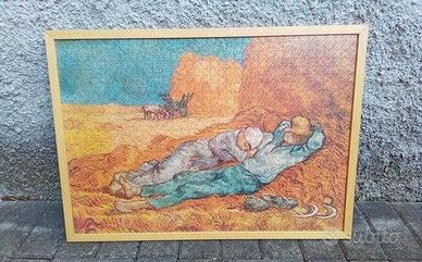 Quadro Puzzle VAN GOGH con cornice in legno