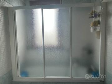 Box in cristallo vasca da bagno
