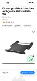 Kit sovrapposizione lavatrice e asciugatrice