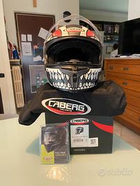 Casco Caberg Avalon X Punk Matt Grey White Red