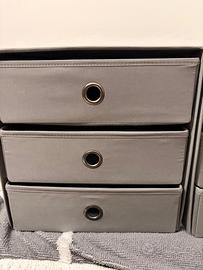 Cassetti tessuto ikea per kallax