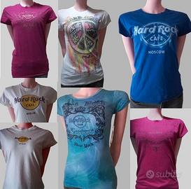 collezione 7 t-shirt Hard Rock cafè + tazza