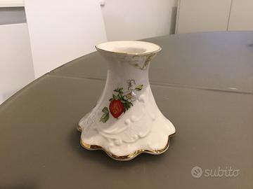 Portacandela in porcellana inglese