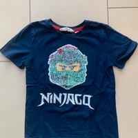 T-shirt gira brilla 6-8 anni (cm 122-128) Lego