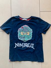 T-shirt gira brilla 6-8 anni (cm 122-128) Lego
