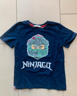 T-shirt gira brilla 6-8 anni (cm 122-128) Lego