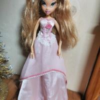 bambola Winx Club Mattel Doll Flora Regal Lights