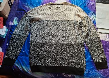 Maglione ALCOTT fasce orizzontali 3 colori Usato