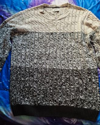 Maglione ALCOTT fasce orizzontali 3 colori Usato