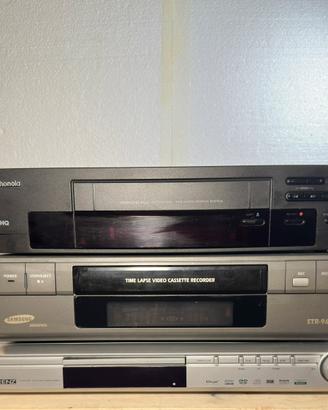 Lotto lettori vhs dvd e combo piu foto e modelli