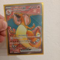 Charizard ex full art set 151  mint con sleev