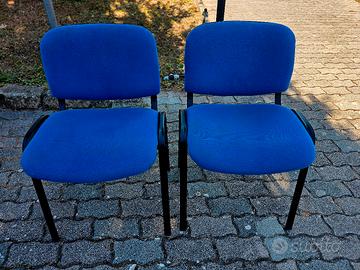 2 Sedie da ufficio imbottite