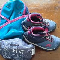 Kit montagna/trekking per bambina 6 anni