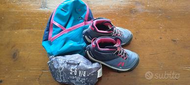 Kit montagna/trekking per bambina 6 anni