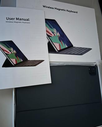 Keyboard Wireless Magnetica con custodia per ipad