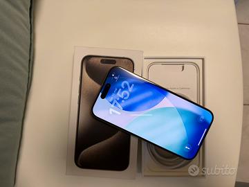 iPhone 15 pro 128GB NATURAL TITANIUM