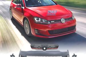 PARAURTI ANTERIORE VOLKSWAGEN VW GOLF 7 LOOK GTI +