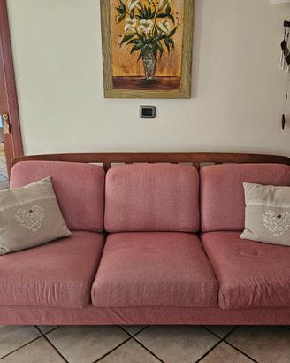 divano in legno 3 posti