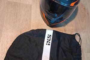 casco integrale iXS HX 1000 Tron - Nero/Arancio