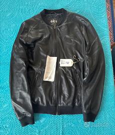 Bomber in vera pelle