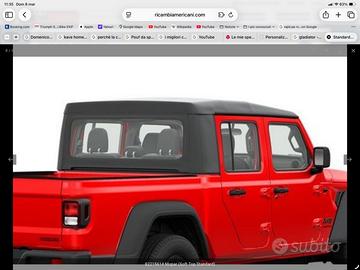 Soft top mopar per jeep gladiator