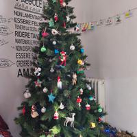Albero di natale con scatola circa 2mt