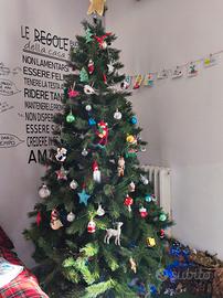 Albero di natale con scatola circa 2mt