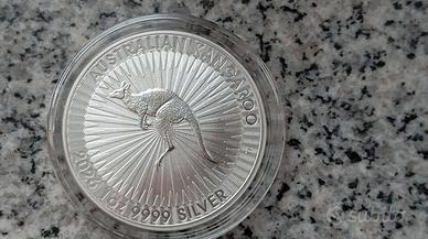 1 oncia 2026 dollaroCanguro argento 31 grammi