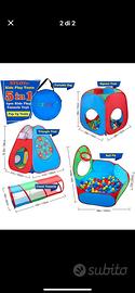Tenda gioco bambini percorso multi attività