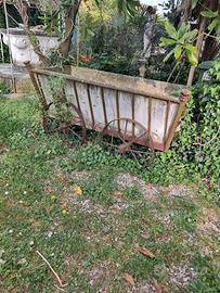 carretto portafiori o altro anni 40 50 fatto a man