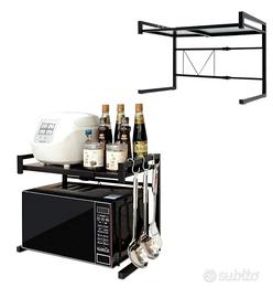 scaffale estendibile per forno microonde